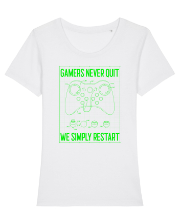 Gamers never quits White
