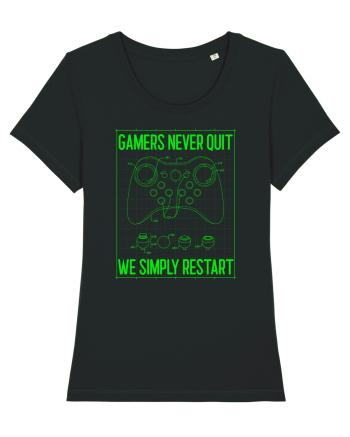 Gamers never quits Black