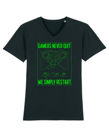Gamers never quits Black