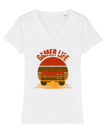Gamer Life Tricou mânecă scurtă guler V Damă Evoker