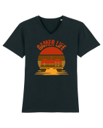 Gamer Life Tricou mânecă scurtă guler V Bărbat Presenter