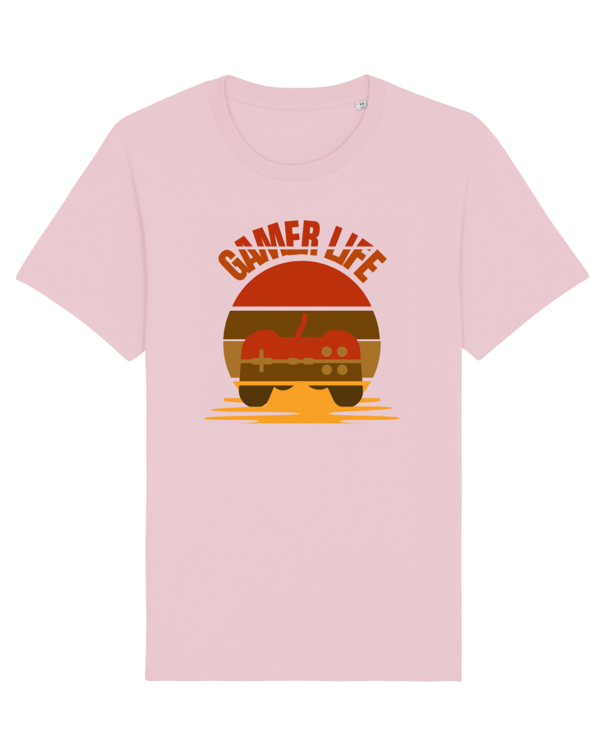 Tricou mânecă scurtă Unisex Rocker Cotton Pink