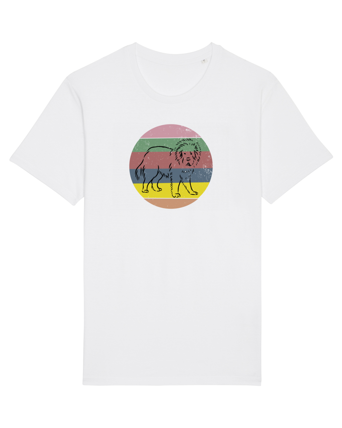 Tricou mânecă scurtă Unisex Rocker White