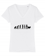 Evolution Tricou mânecă scurtă guler V Damă Evoker