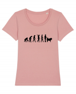 Evolution Tricou mânecă scurtă guler larg fitted Damă Expresser