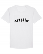 Evolution Tricou mânecă scurtă guler larg Bărbat Skater