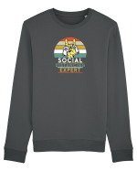 Social Distancing Expert Bluză mânecă lungă Unisex Rise