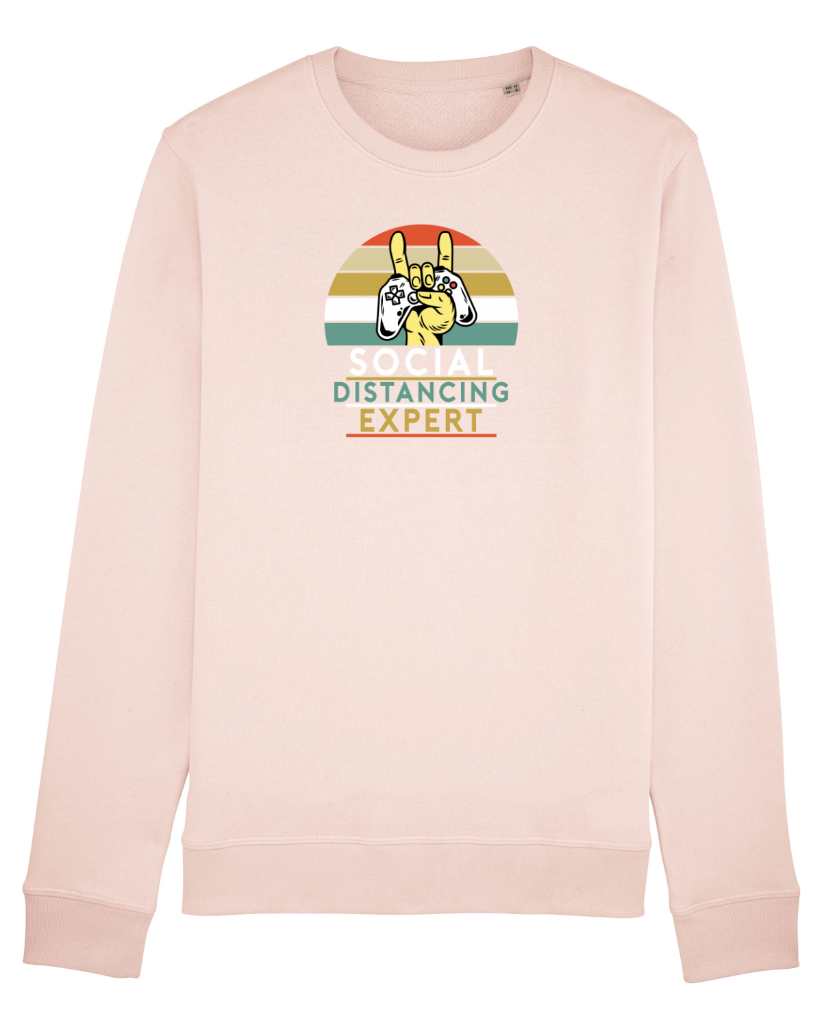 Bluză mânecă lungă Unisex Rise Candy Pink