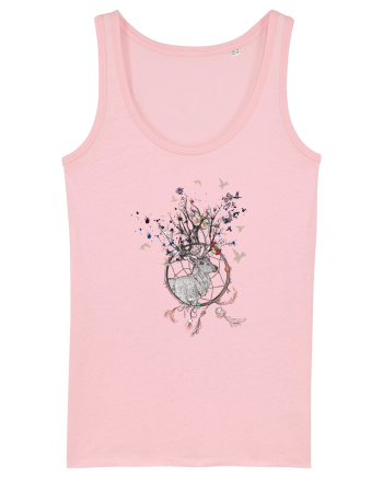 Cerb Floral in Dreamcatcher Natural Cotton Pink