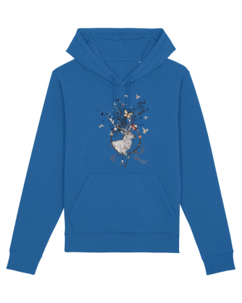 Cerb Floral in Dreamcatcher Natural Royal Blue