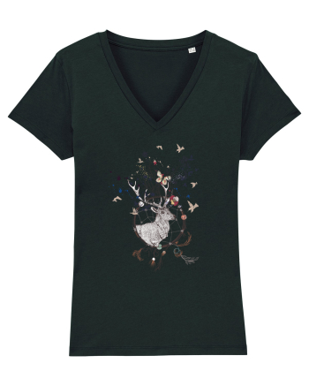 Cerb Floral in Dreamcatcher Natural Black