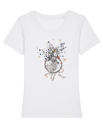 Cerb Floral in Dreamcatcher Natural White