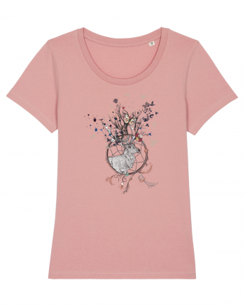 Cerb Floral in Dreamcatcher Natural Canyon Pink