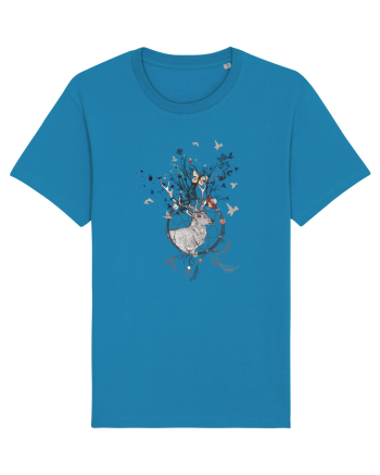 Cerb Floral in Dreamcatcher Natural Azur