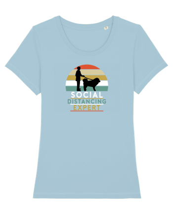 Social Tibetan Mastiff Sky Blue