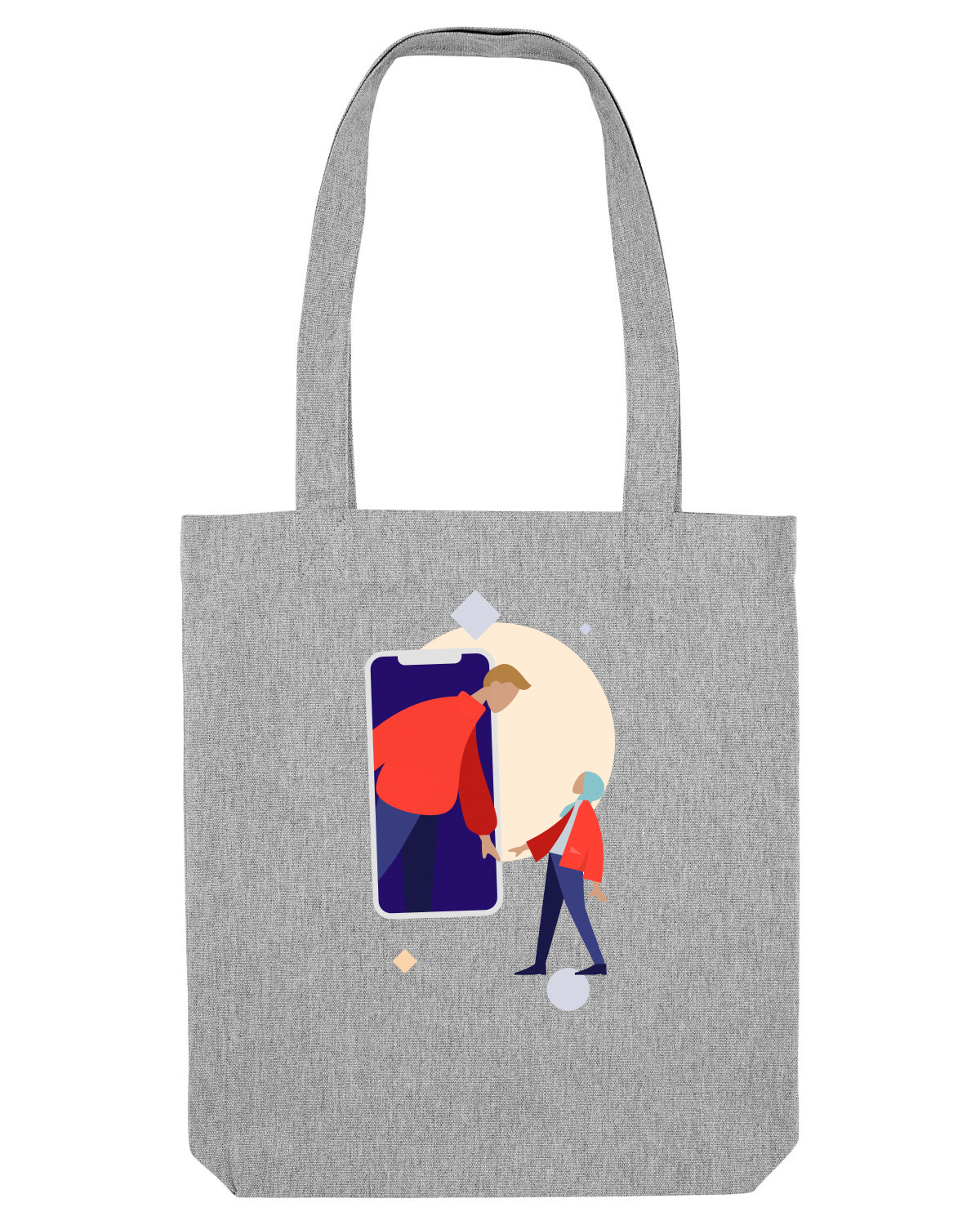Sacoșă textilă Heather Grey