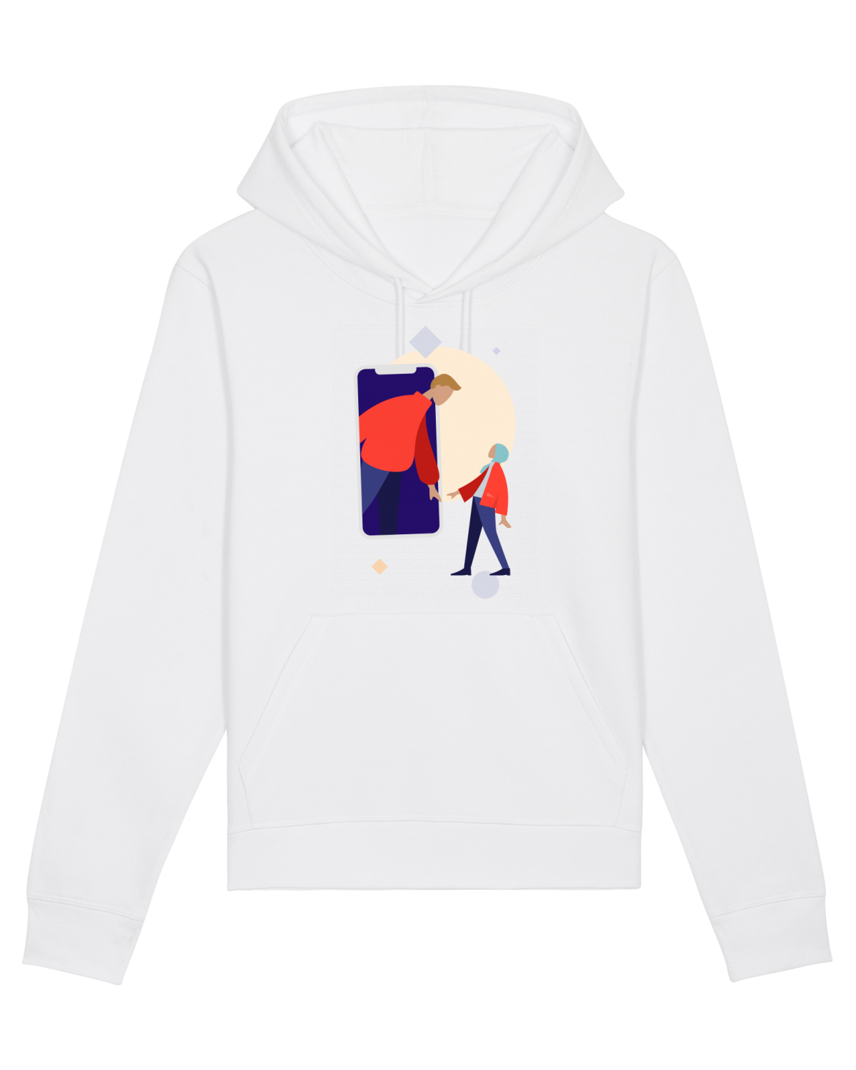 Hanorac Unisex Drummer White