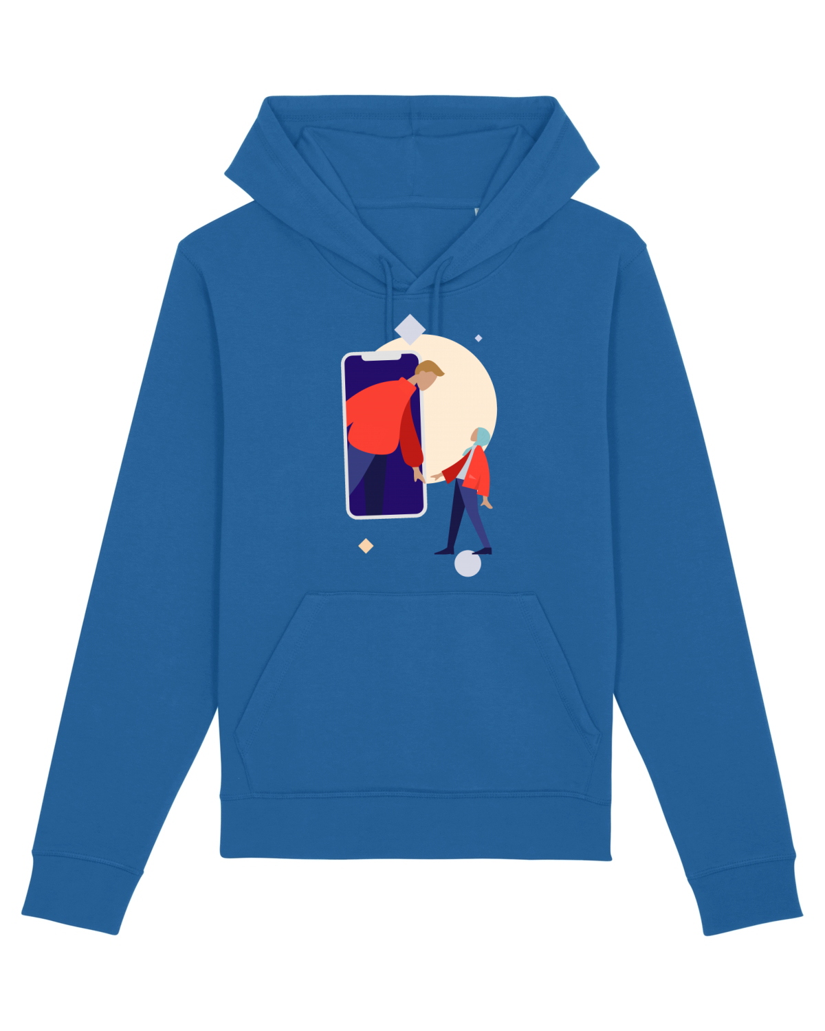 Hanorac Unisex Drummer Royal Blue