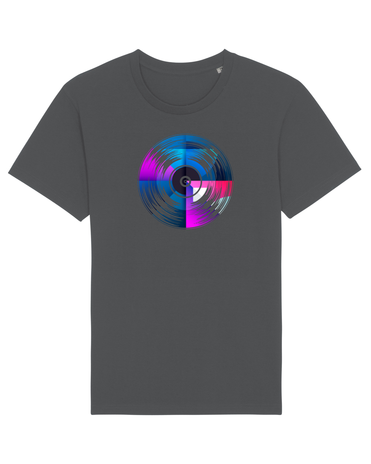 Tricou mânecă scurtă Unisex Rocker Anthracite