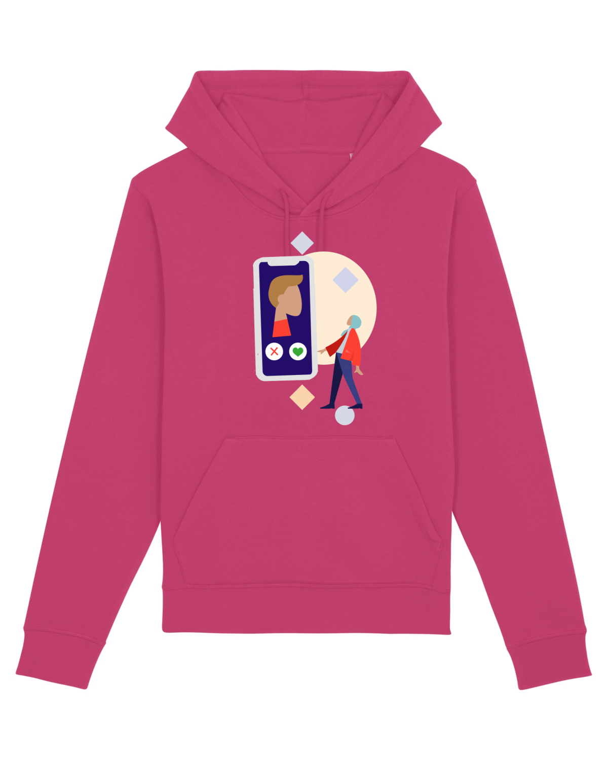 Hanorac Unisex Drummer Raspberry