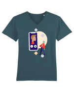 Social Life Tricou mânecă scurtă guler V Bărbat Presenter