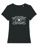 Duma lu' Iohannis Tricou mânecă scurtă guler larg fitted Damă Expresser