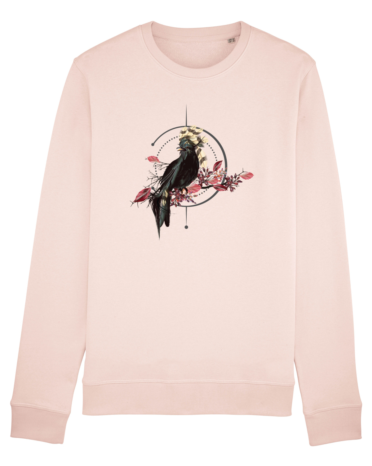 Bluză mânecă lungă Unisex Rise Candy Pink