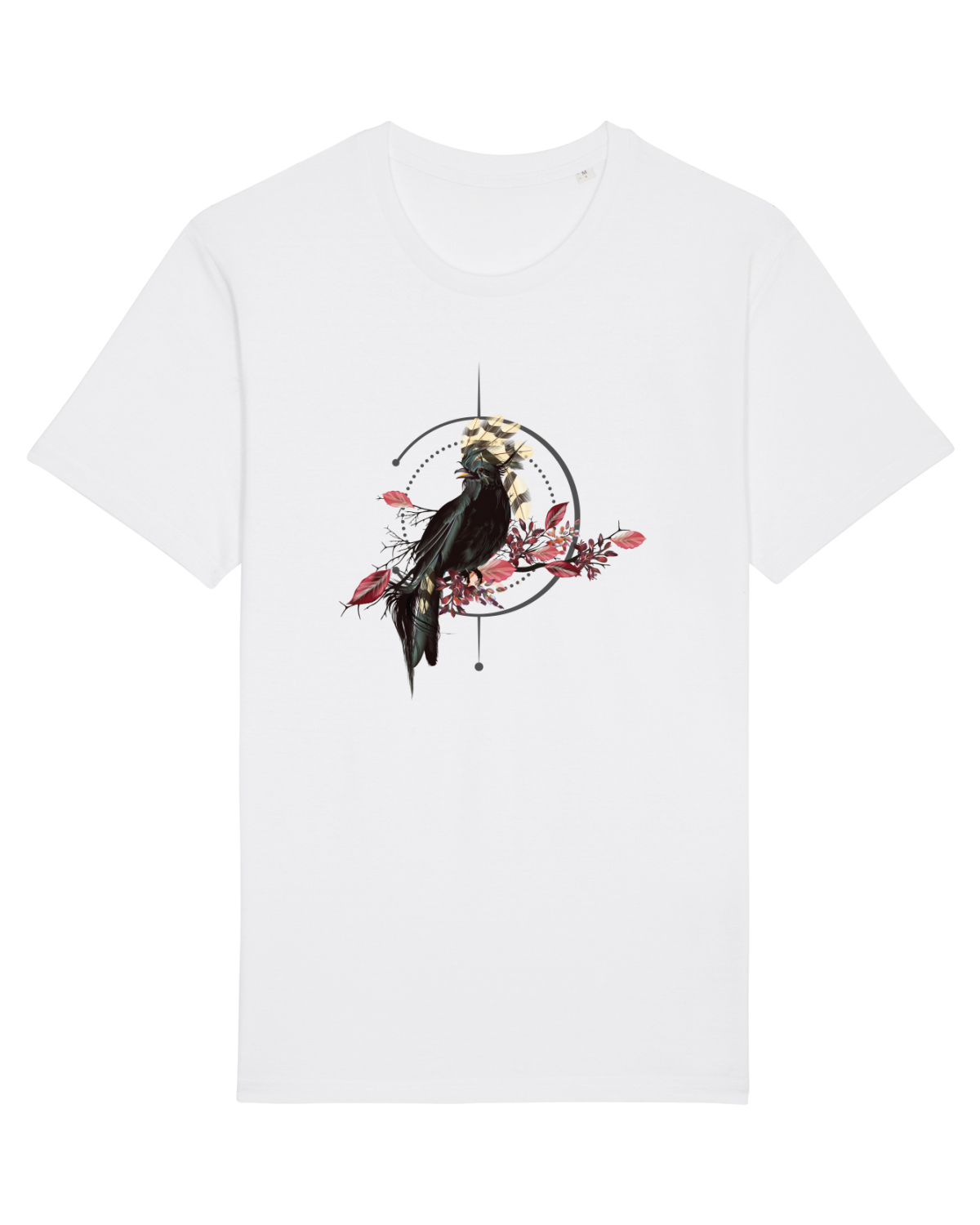 Tricou mânecă scurtă Unisex Rocker White