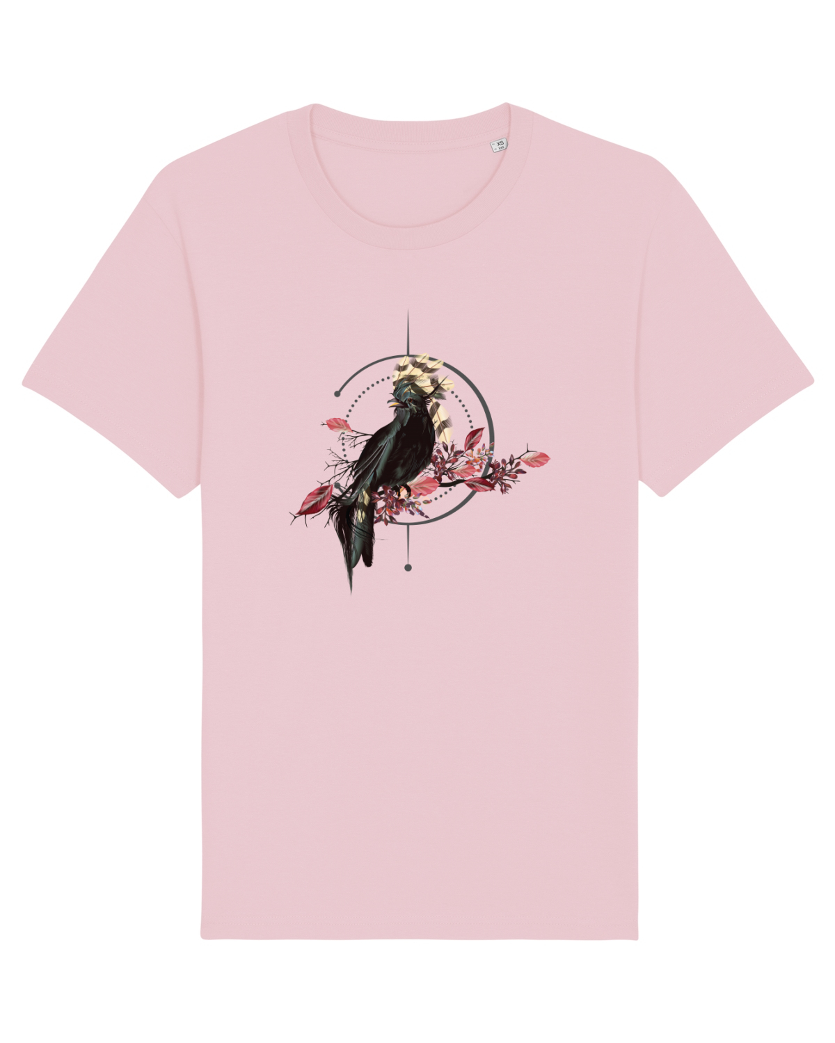 Tricou mânecă scurtă Unisex Rocker Cotton Pink