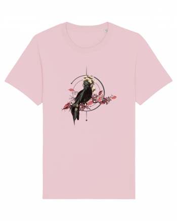 Pasăre cu Natura Roșu Cotton Pink