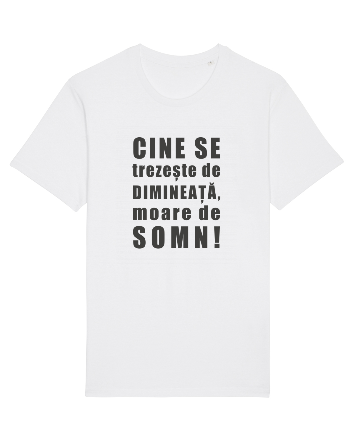 Tricou mânecă scurtă Unisex Rocker White