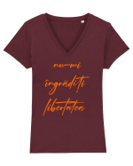 Nu-mi ingraditi libertatea Tricou mânecă scurtă guler V Damă Evoker
