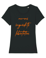 Nu-mi ingraditi libertatea Tricou mânecă scurtă guler larg fitted Damă Expresser