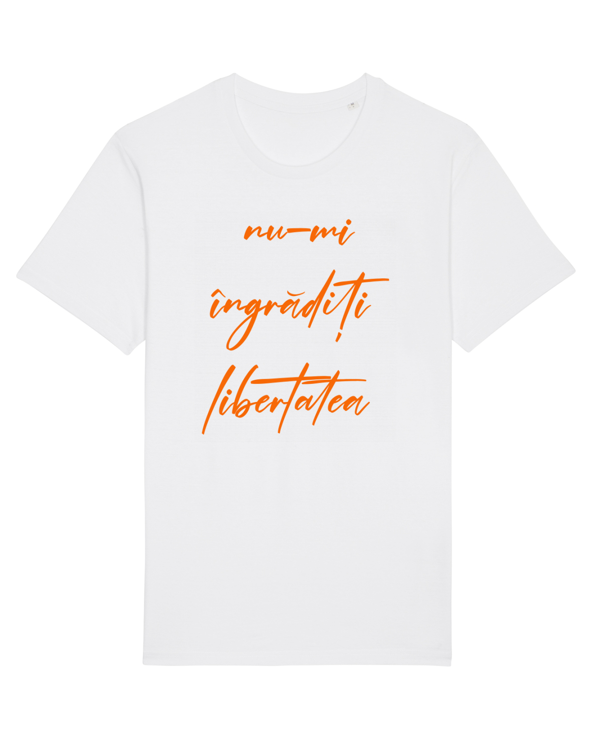 Tricou mânecă scurtă Unisex Rocker White