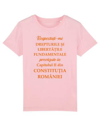 Drepturile si libertatile fundamentale Cotton Pink