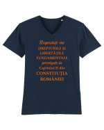 Drepturile si libertatile fundamentale Tricou mânecă scurtă guler V Bărbat Presenter