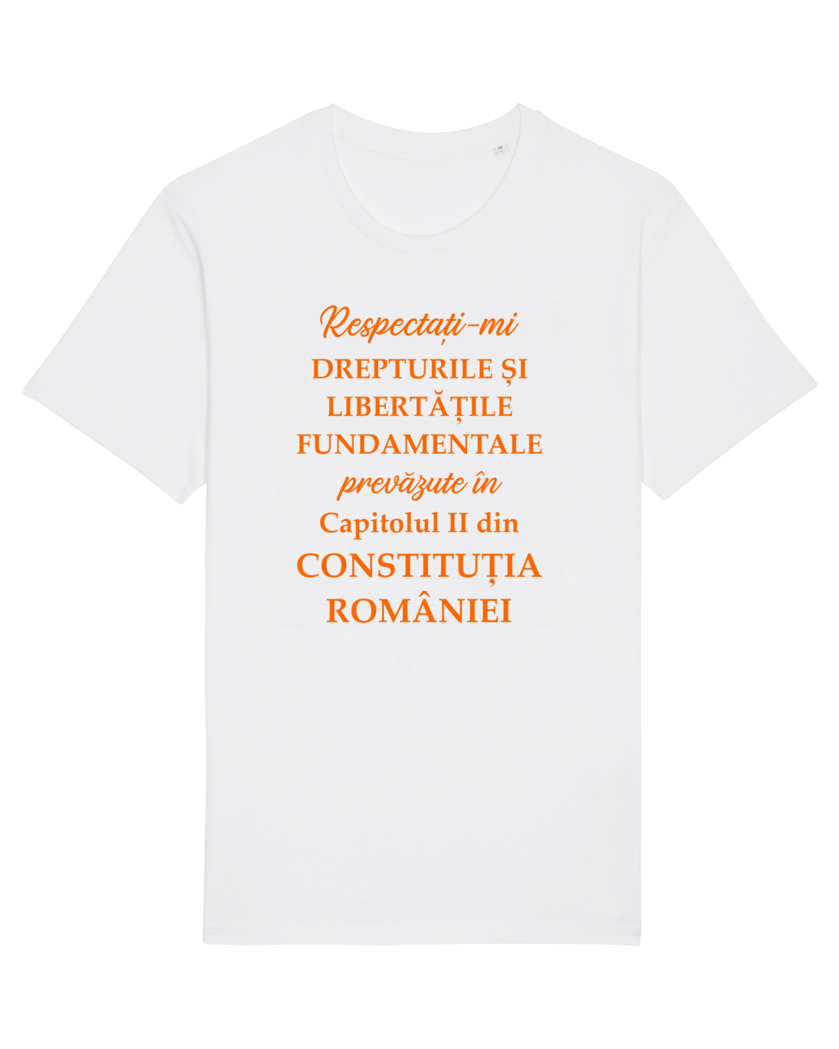 Tricou mânecă scurtă Unisex Rocker White