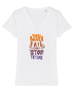 Inspiro #25 Tricou mânecă scurtă guler V Damă Evoker