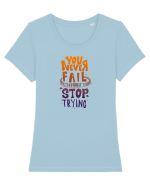 Inspiro #25 Tricou mânecă scurtă guler larg fitted Damă Expresser