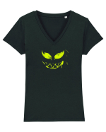 neon smile Tricou mânecă scurtă guler V Damă Evoker