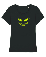 neon smile Tricou mânecă scurtă guler larg fitted Damă Expresser