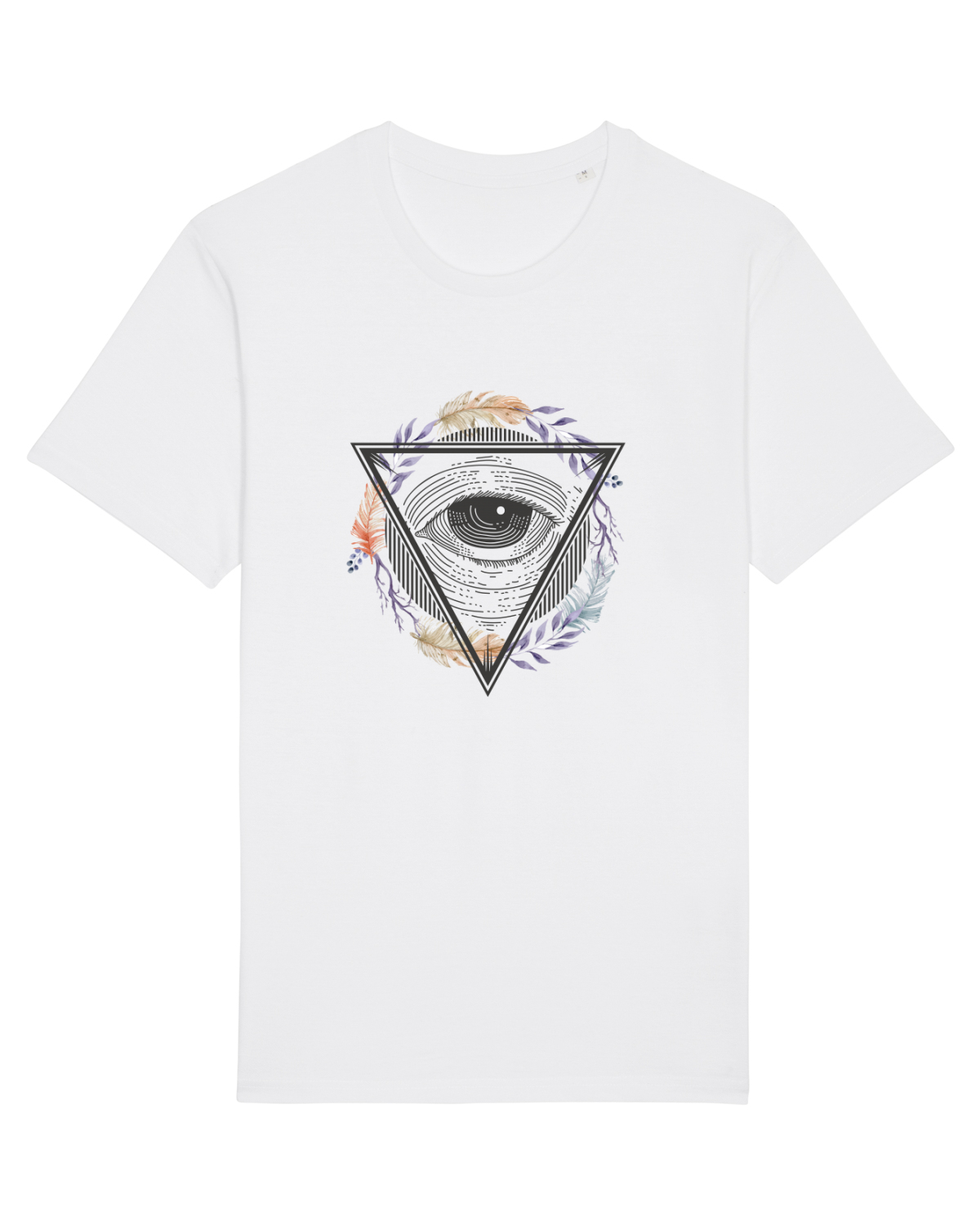 Tricou mânecă scurtă Unisex Rocker White