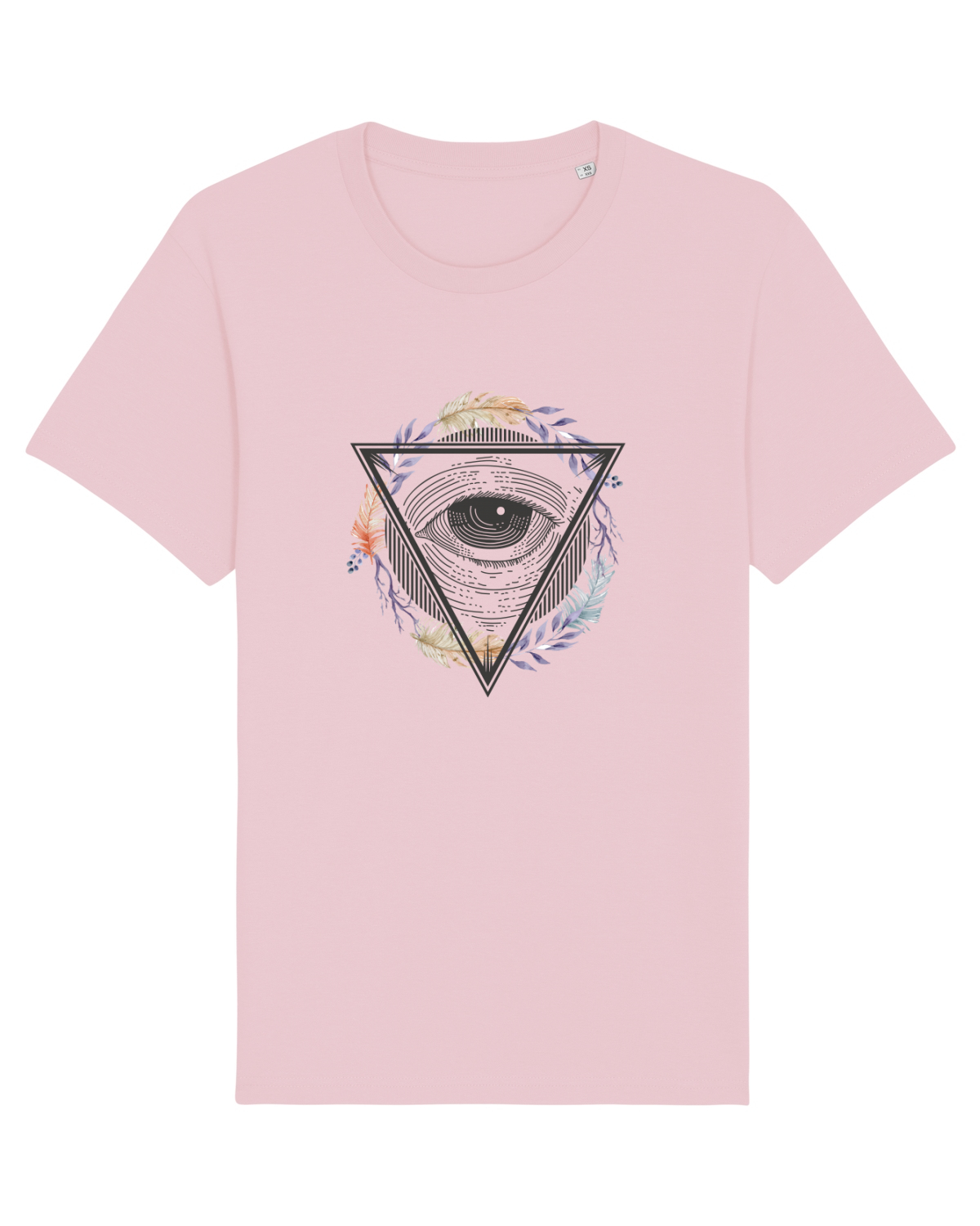 Tricou mânecă scurtă Unisex Rocker Cotton Pink