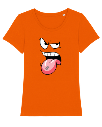 sharp tongue Bright Orange