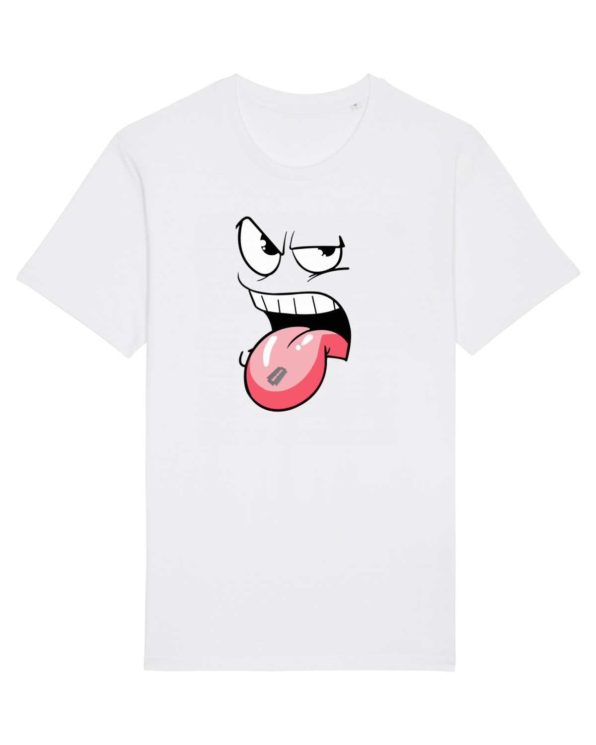 Tricou mânecă scurtă Unisex Rocker White