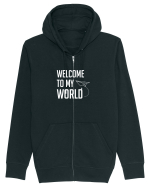 Welcome to my World Hanorac cu fermoar Unisex Connector