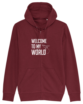 Welcome to my World Burgundy