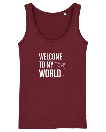 Welcome to my World Burgundy