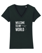Welcome to my World Tricou mânecă scurtă guler V Damă Evoker