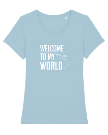 Welcome to my World Sky Blue